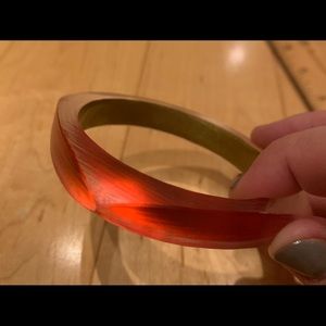 Alexis Bittar lucite soft square bangle bracelet